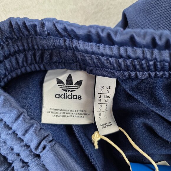 Adidas Adibreak Breakaway Snap Button Sides Track Pants Mens Small Navy IM8220 - Picture 9 of 10